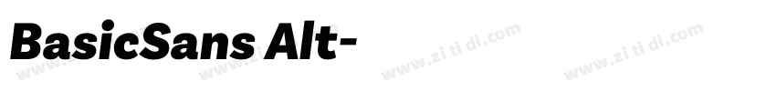 BasicSans Alt字体转换 BasicSans Alt字体转换